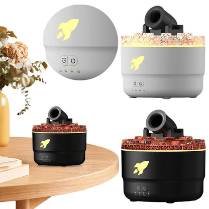 Volcanic Blast Aroma Humidifier: Relaxing Essential Oil Diffuser